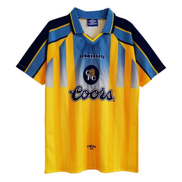 Tailandia Camiseta Chelsea Replica Segunda Ropa Retro 1995 1996 Amarillo